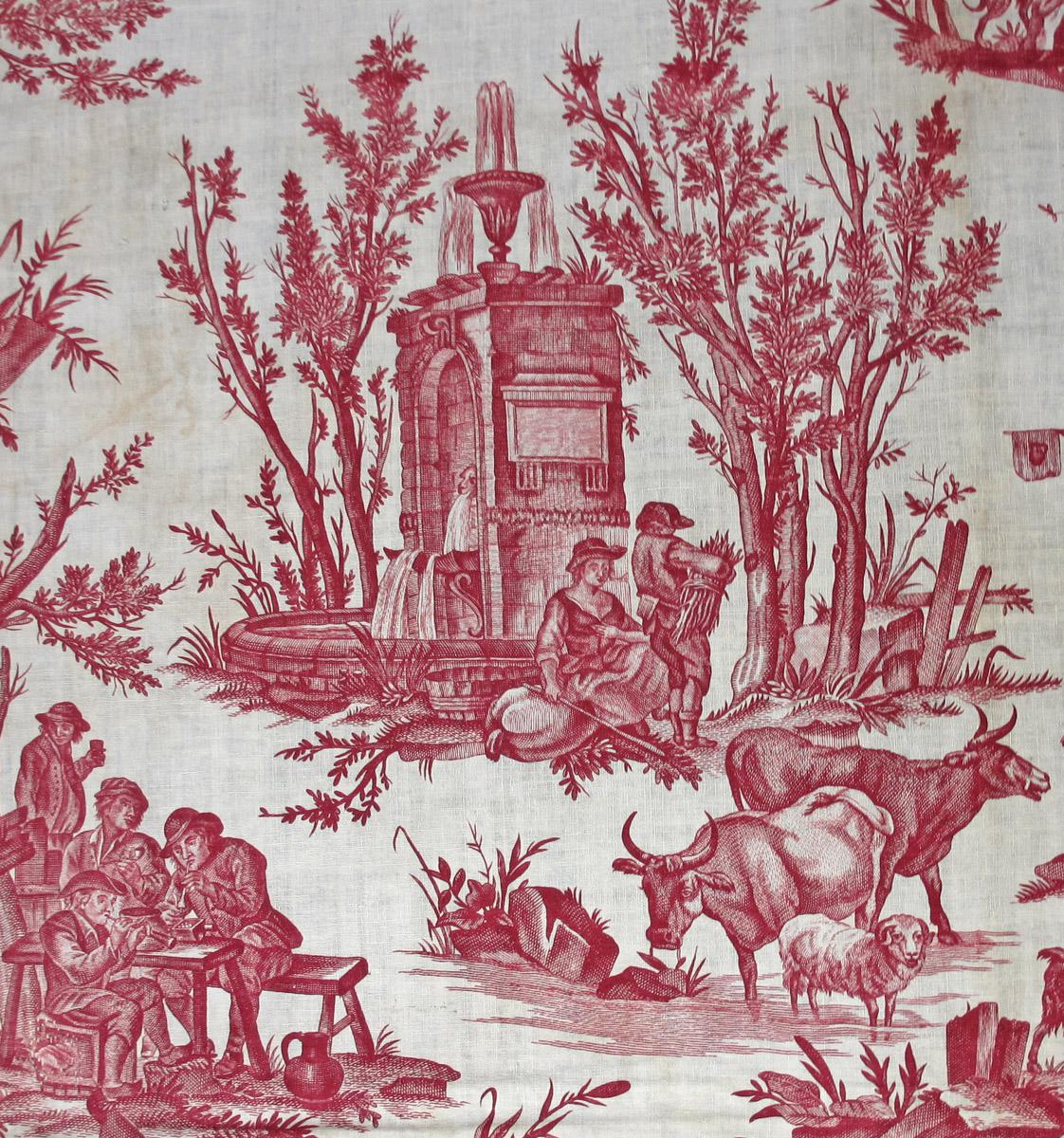 1957.0027.007 S textile, printed detail 3