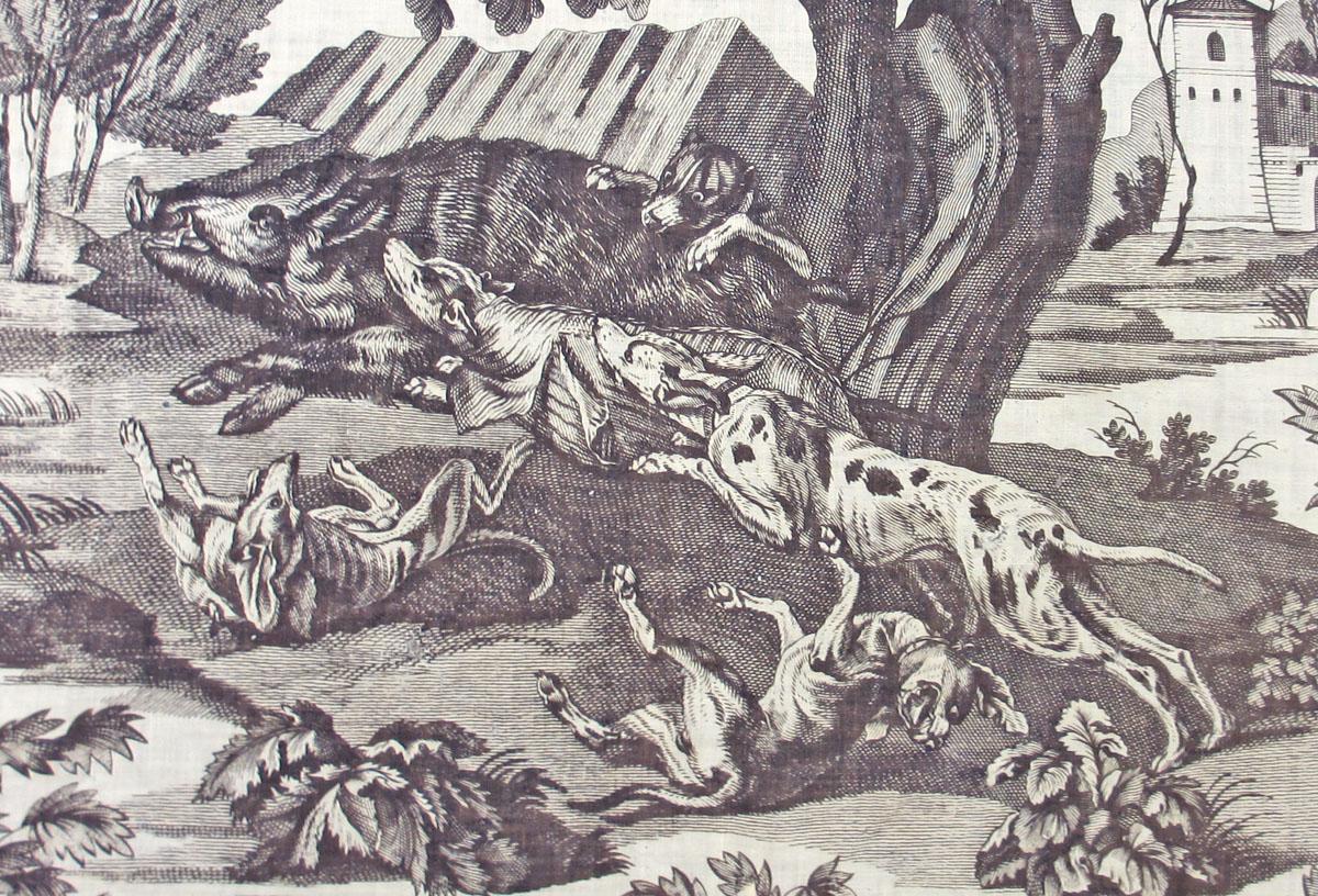 1959.0030.004 Textile, printed detail 2