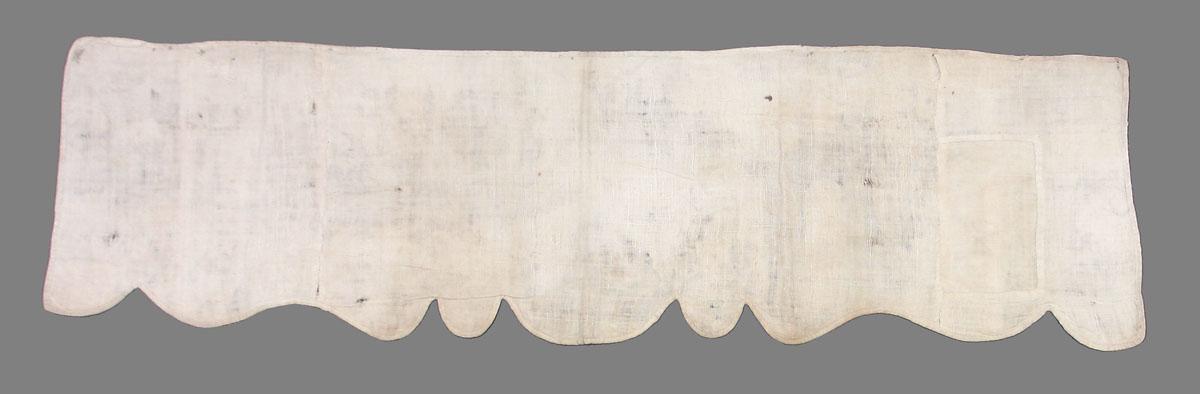 1961.0059 Textile, printed reverse