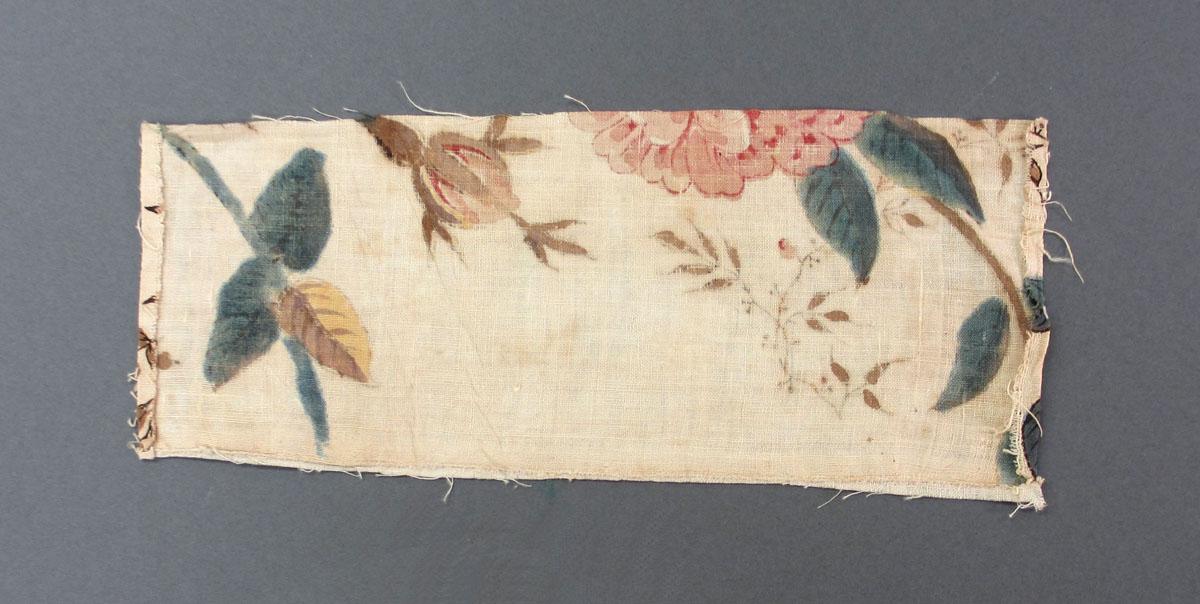 1969.3250.003 Textile, printed reverse