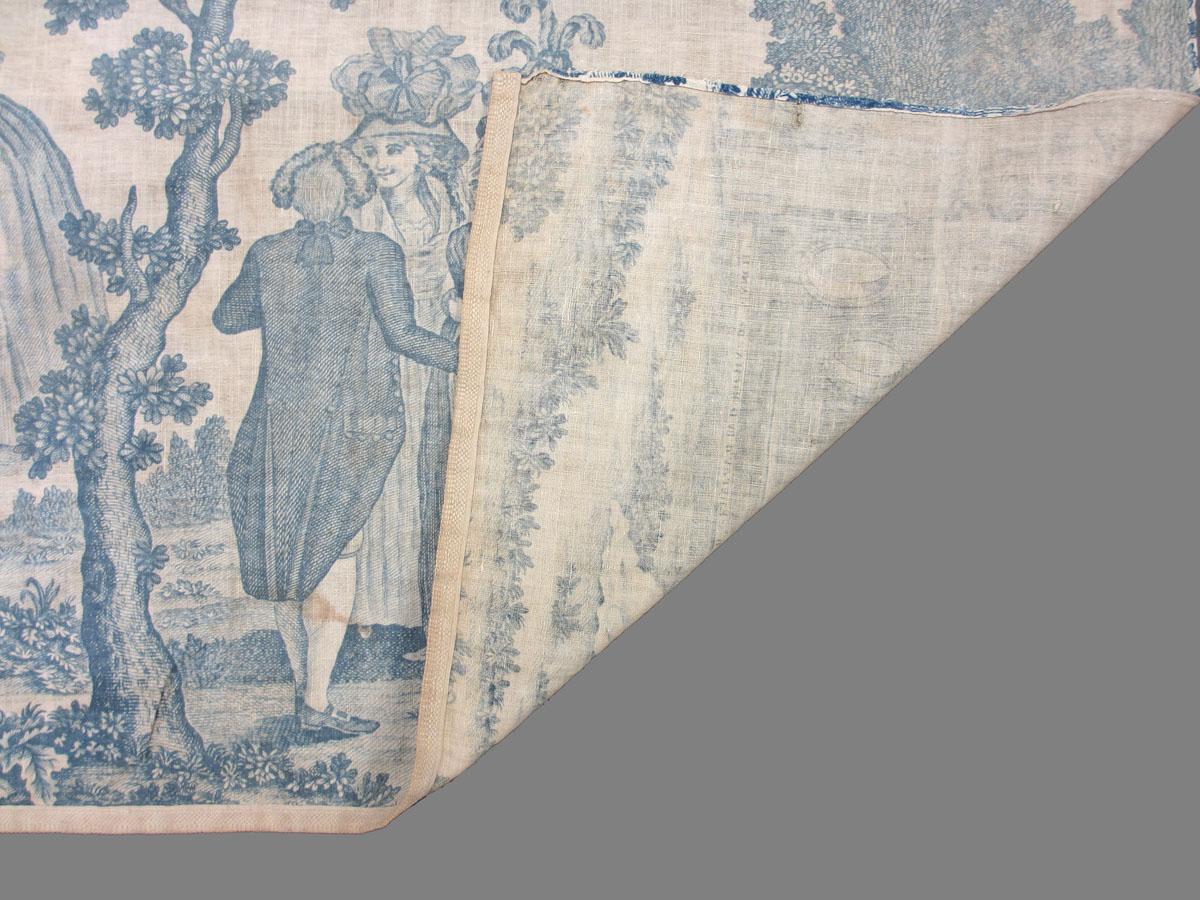 1957.0045.002 Textile, printed folded corner