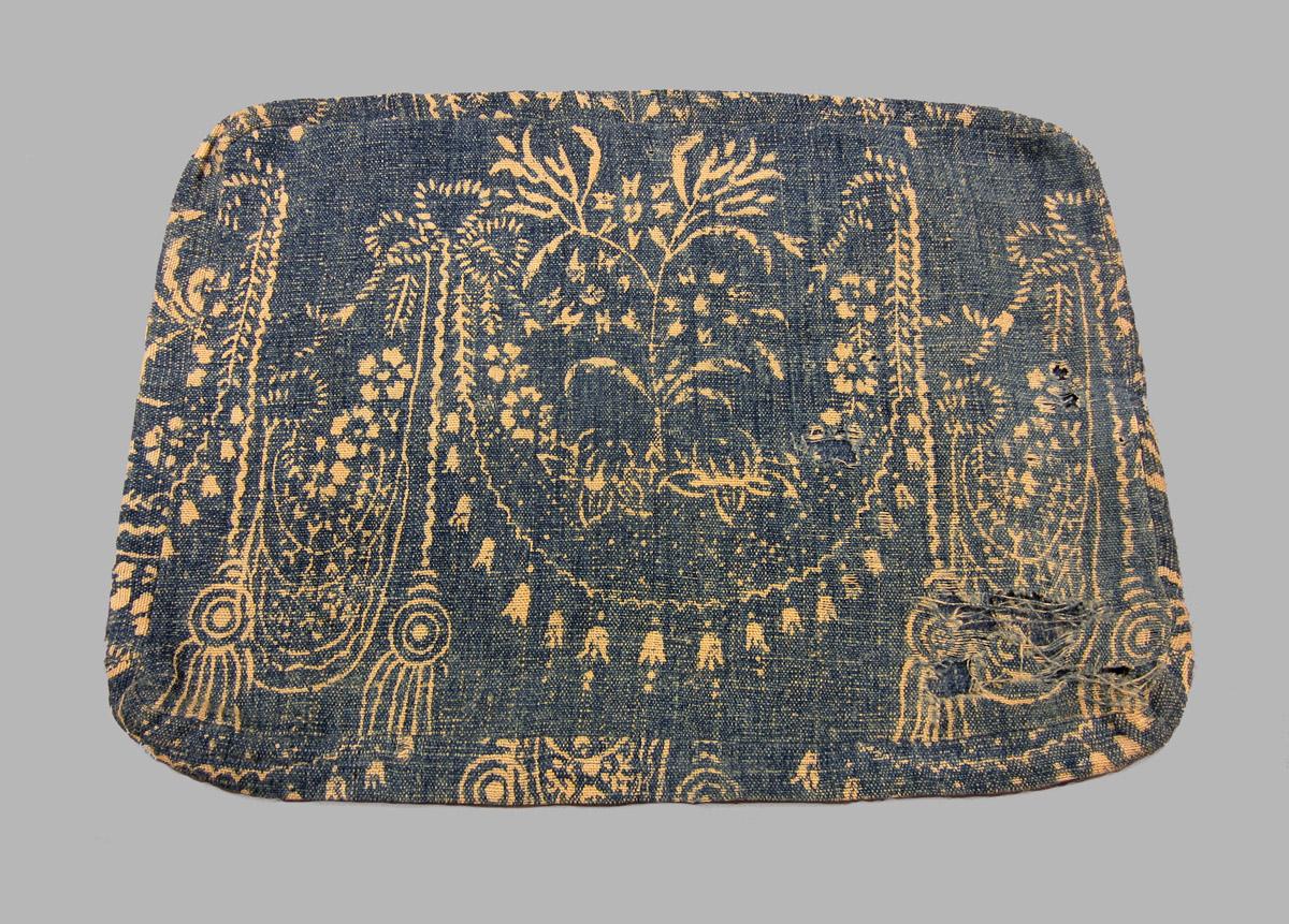 1965.0049 B Textile, printed reverse