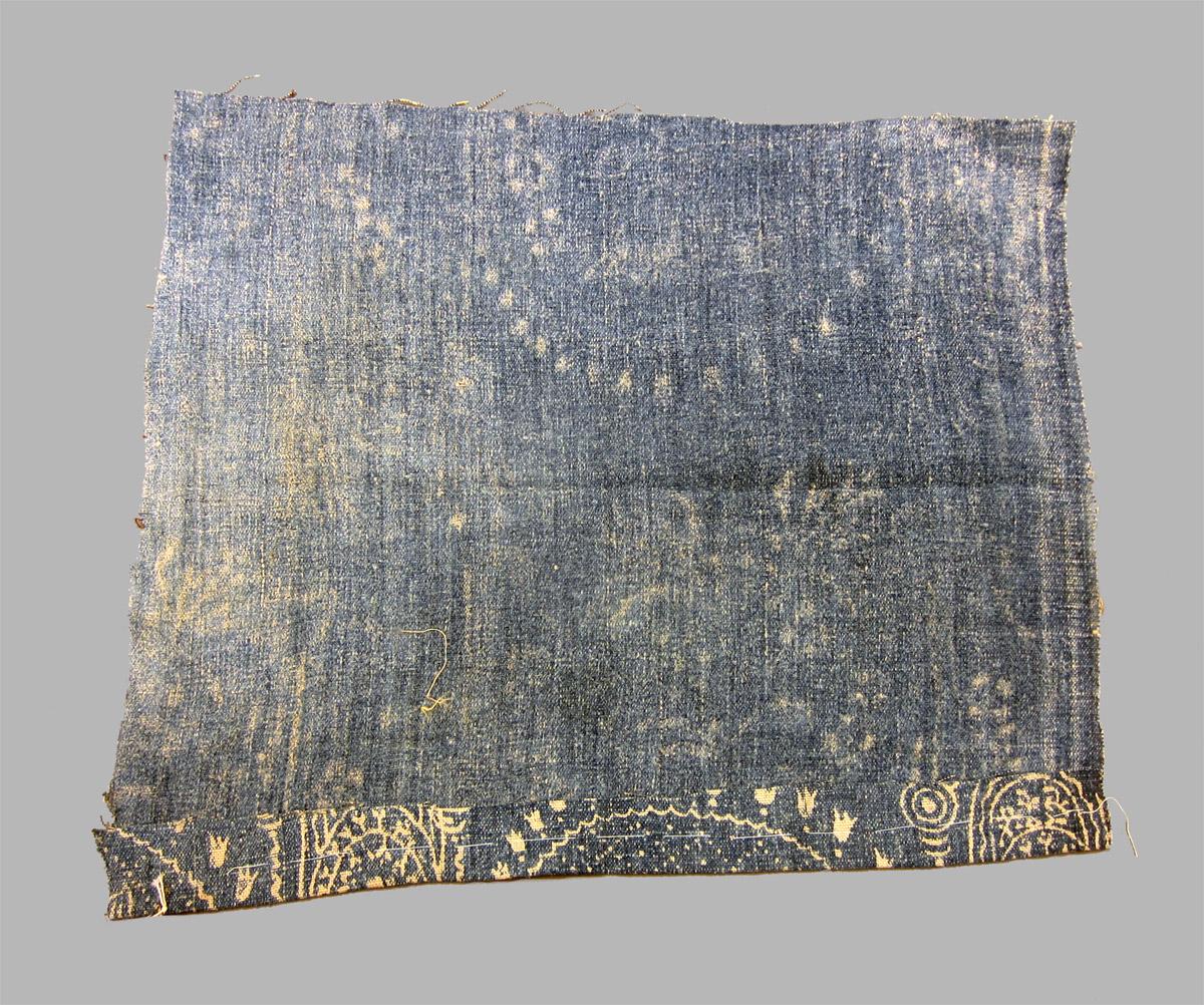 1965.0049 C Textile, printed reverse