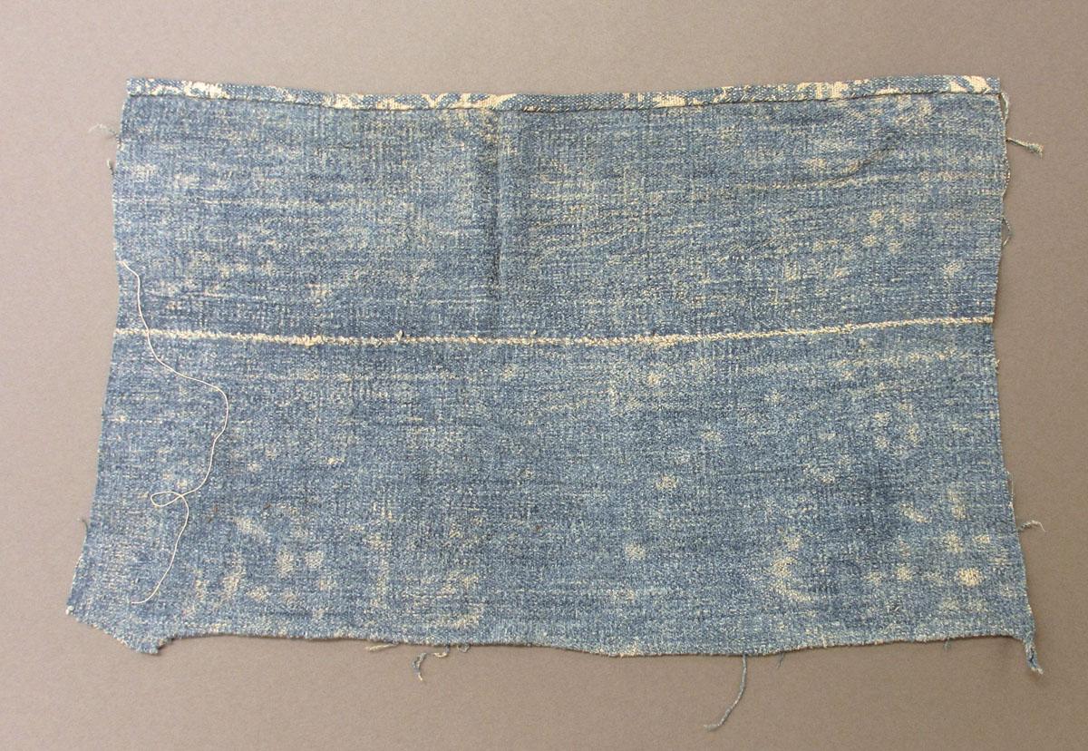 1965.0049 E Textile, printed reverse
