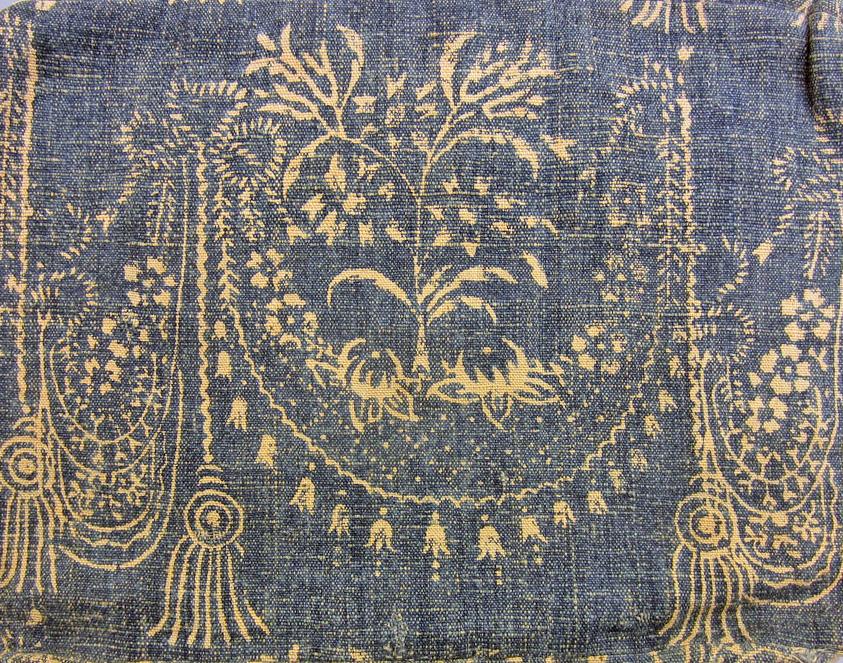 1964.0982 textile, printed repeat