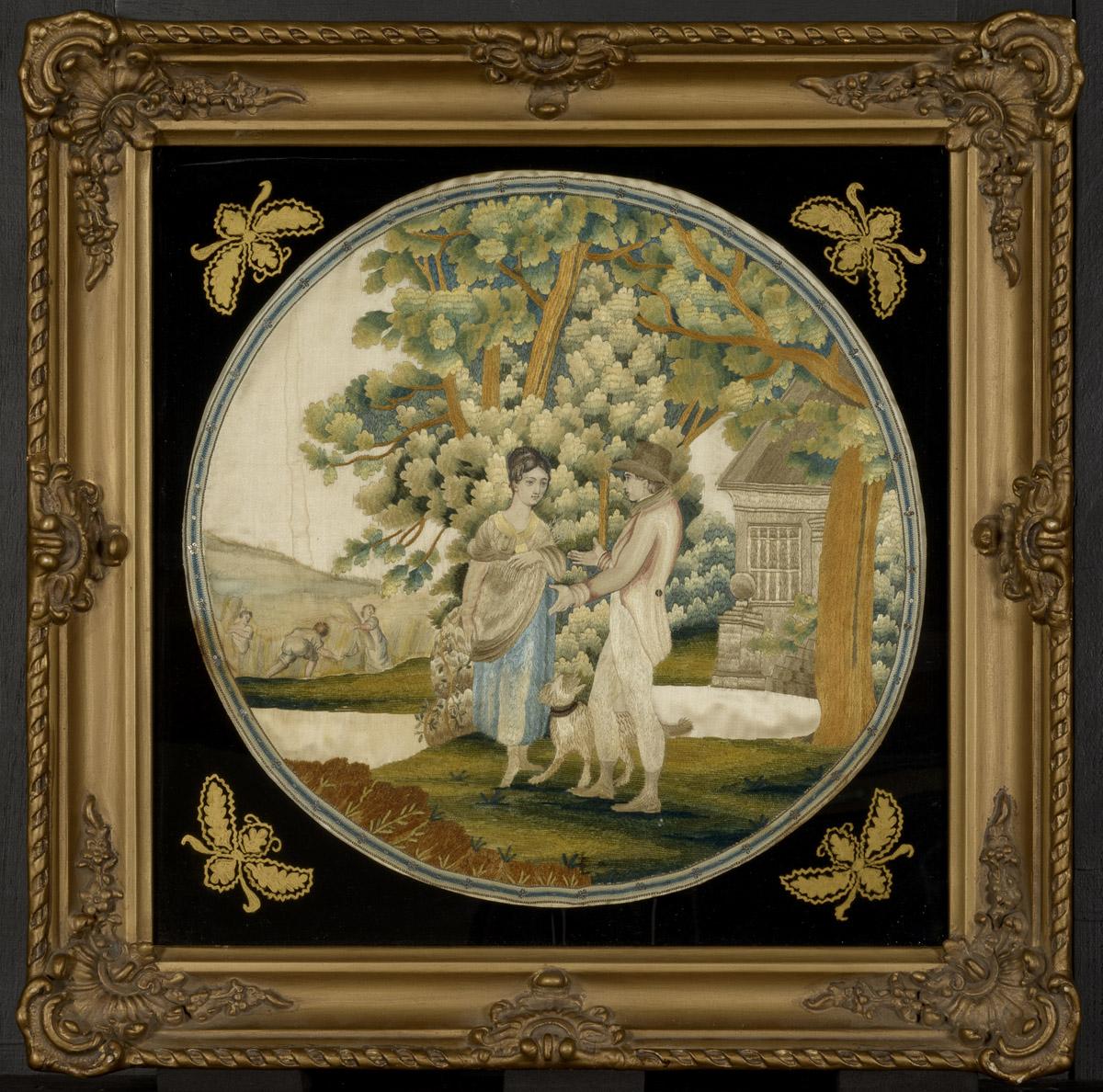 2012.0004.001 A Needlework, B Frame, view 1