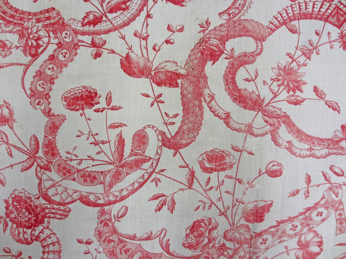 T181 textile, printed design repeat