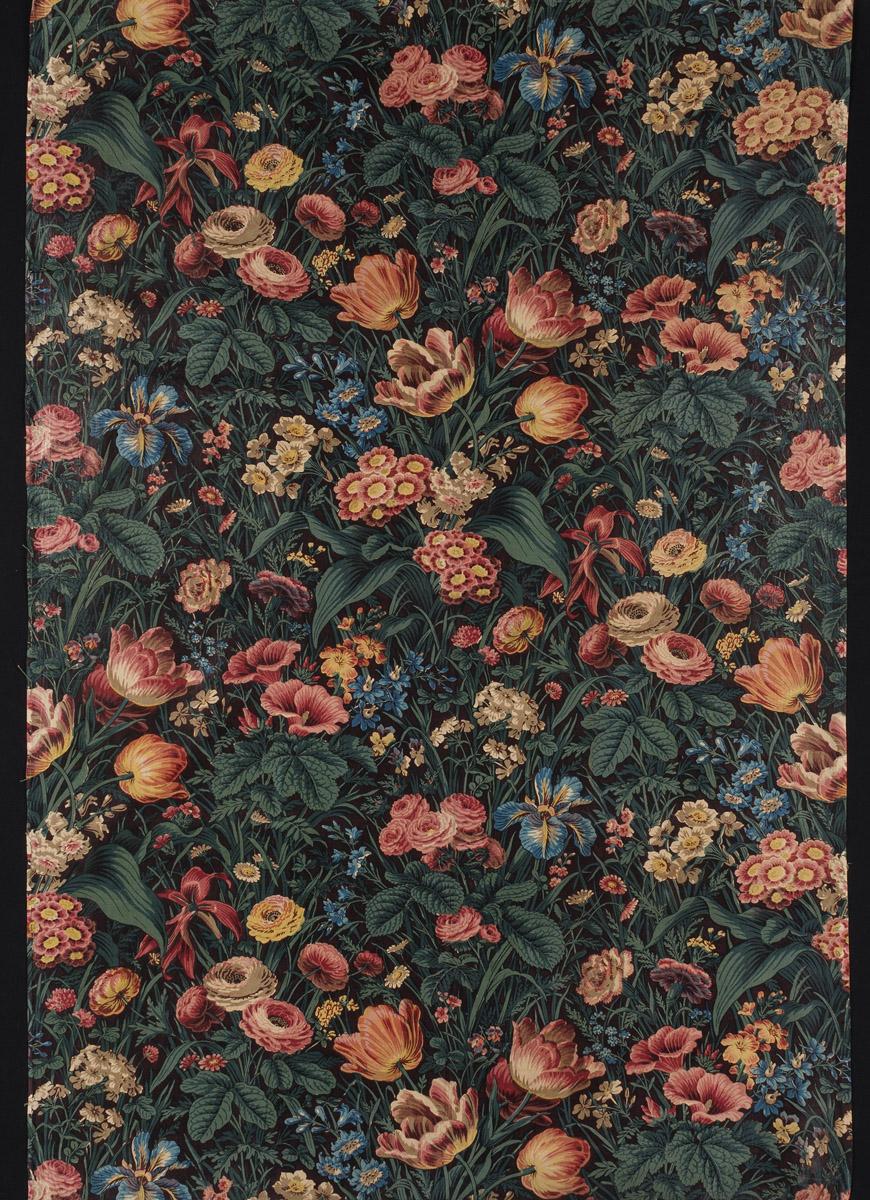 1969.3592 C Textile, printed, detail 2