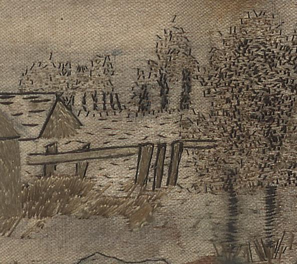 1959.0110.001 A Needlework Picture, Detail 2
