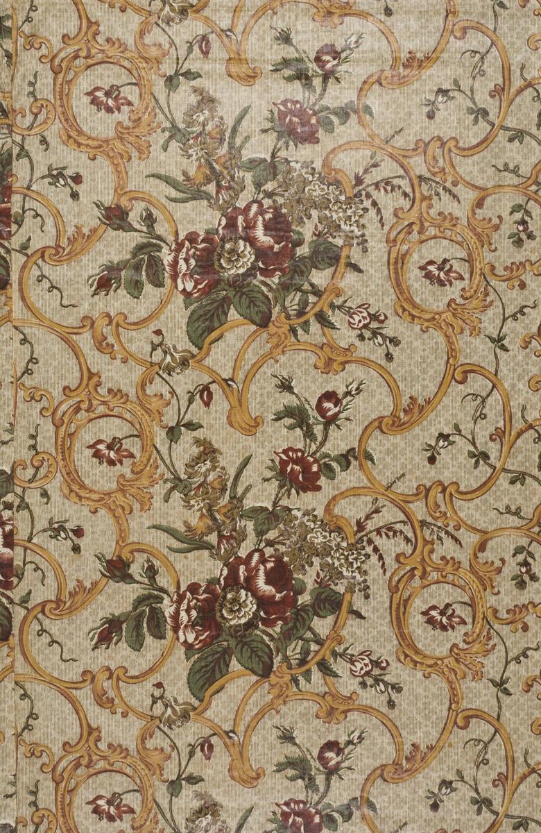 1959.0114.003 Textile, printed, detail 1