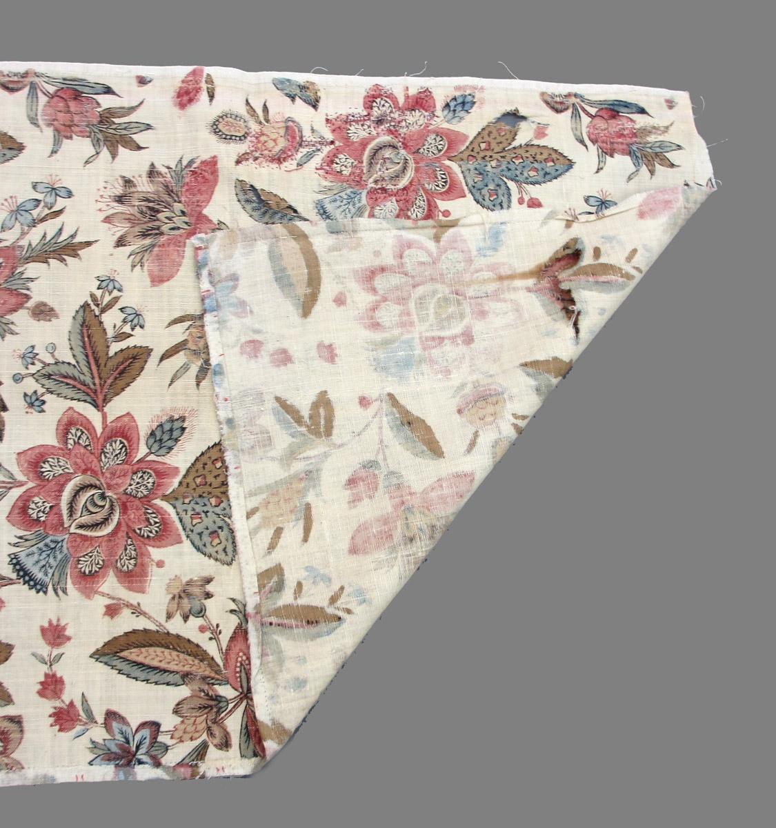 1969.8674 Textile, printed folded corner