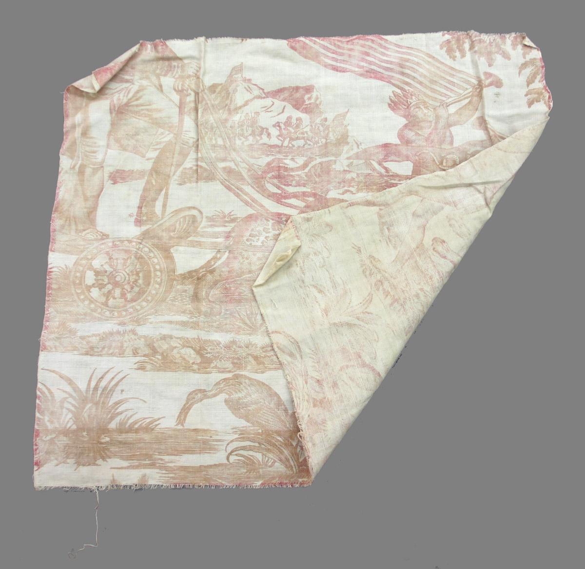 1969.8394.036 Textile, printed folded corner