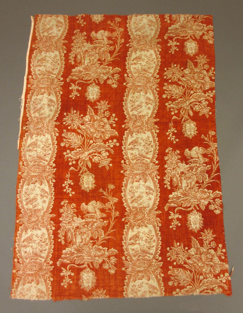 1959.0118.002 Textile, printed partial obverse