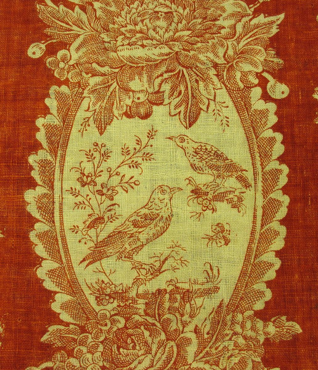 1959.0118.002 Textile, printed detail 2