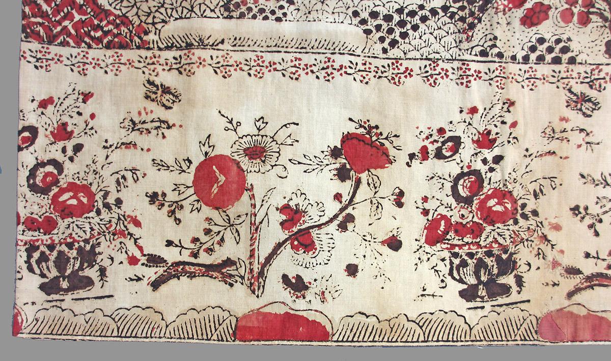 1969.0338.001 textile, printed detail 1