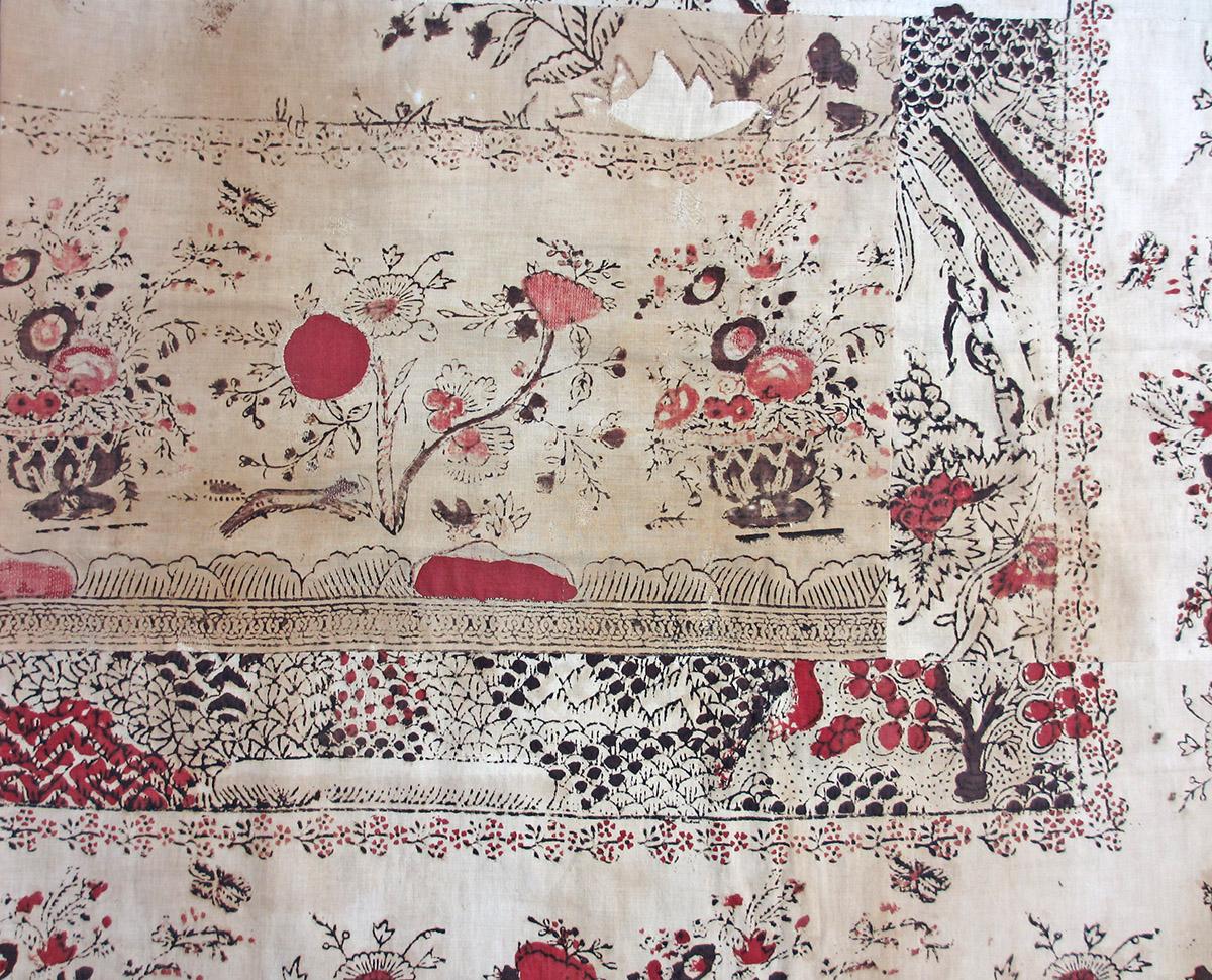 1969.0338.001 textile, printed detail 2