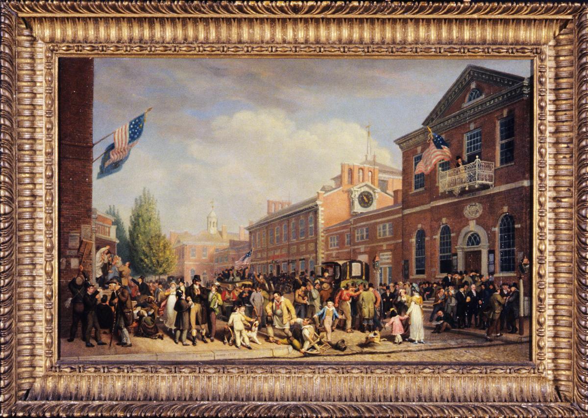 1959.0131 A, B Painting and Frame