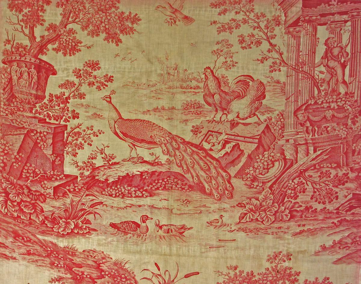 1969.3890 Textile, printed detail 2
