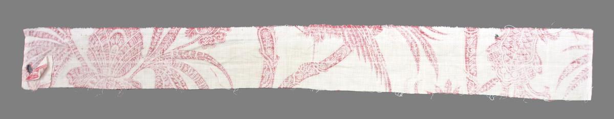 1966.0032.002 Textile, printed reverse