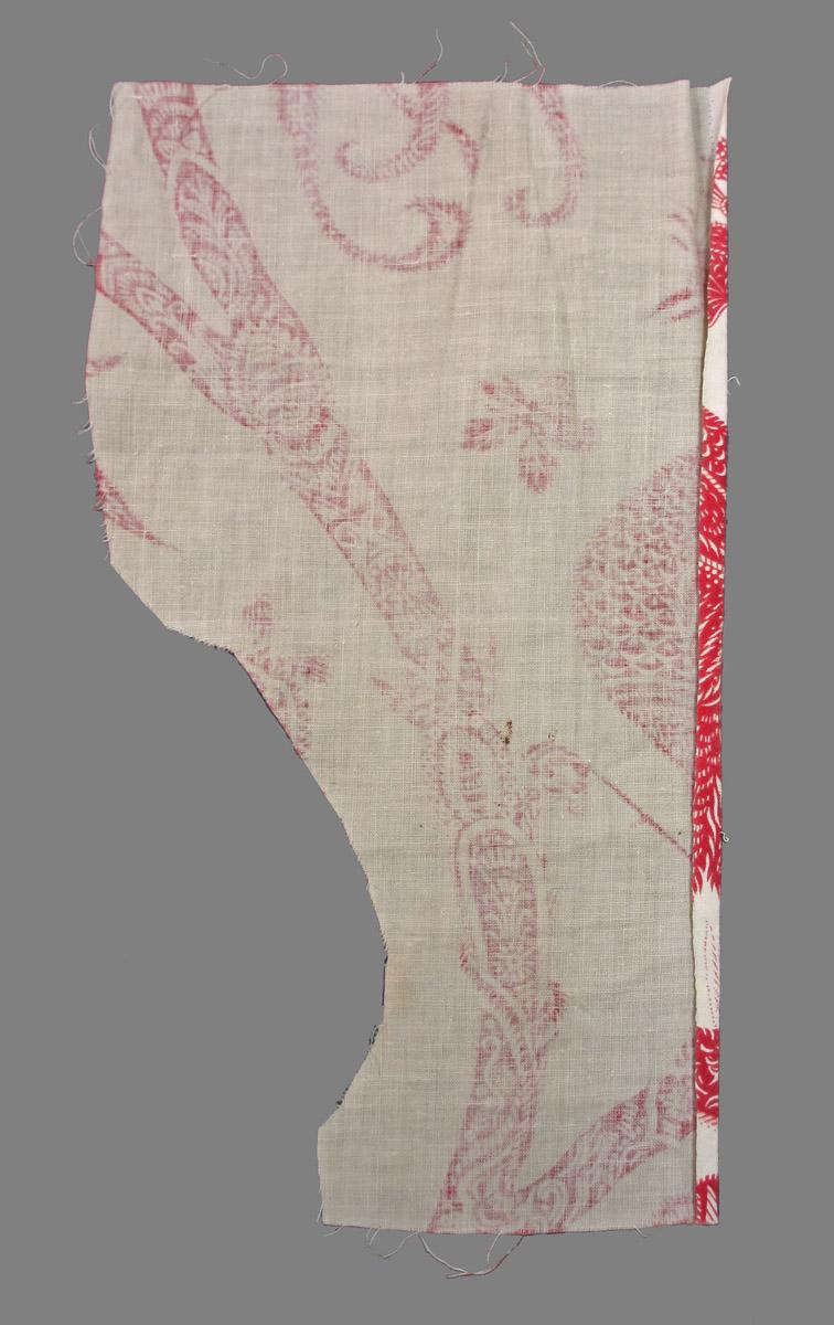 1966.0032.004 Textile, printed reverse
