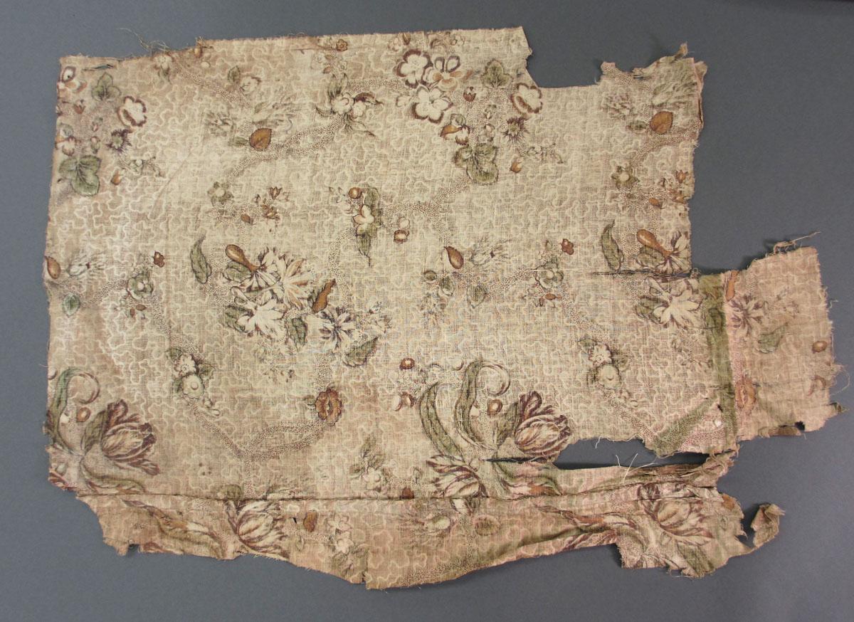 1958.0089.006 B Textile, printed reverse