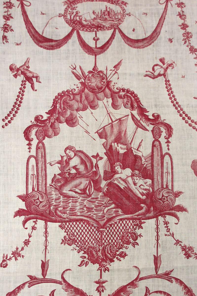 1958.0035.004 B textile, printed detail 1