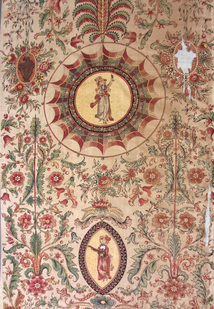 1960.0009 F Textile, printed detail