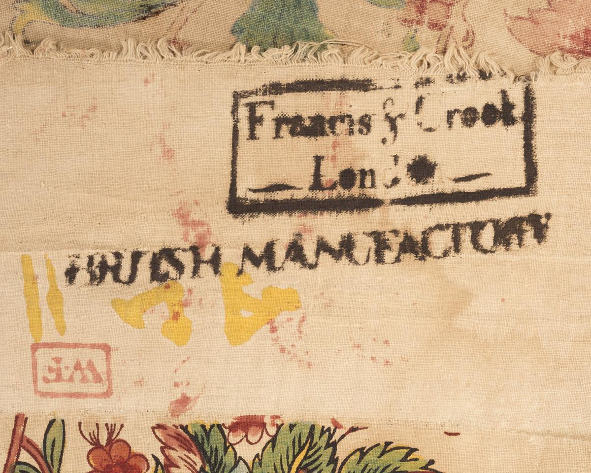 1960.0009 F Textile, printed, detail 10