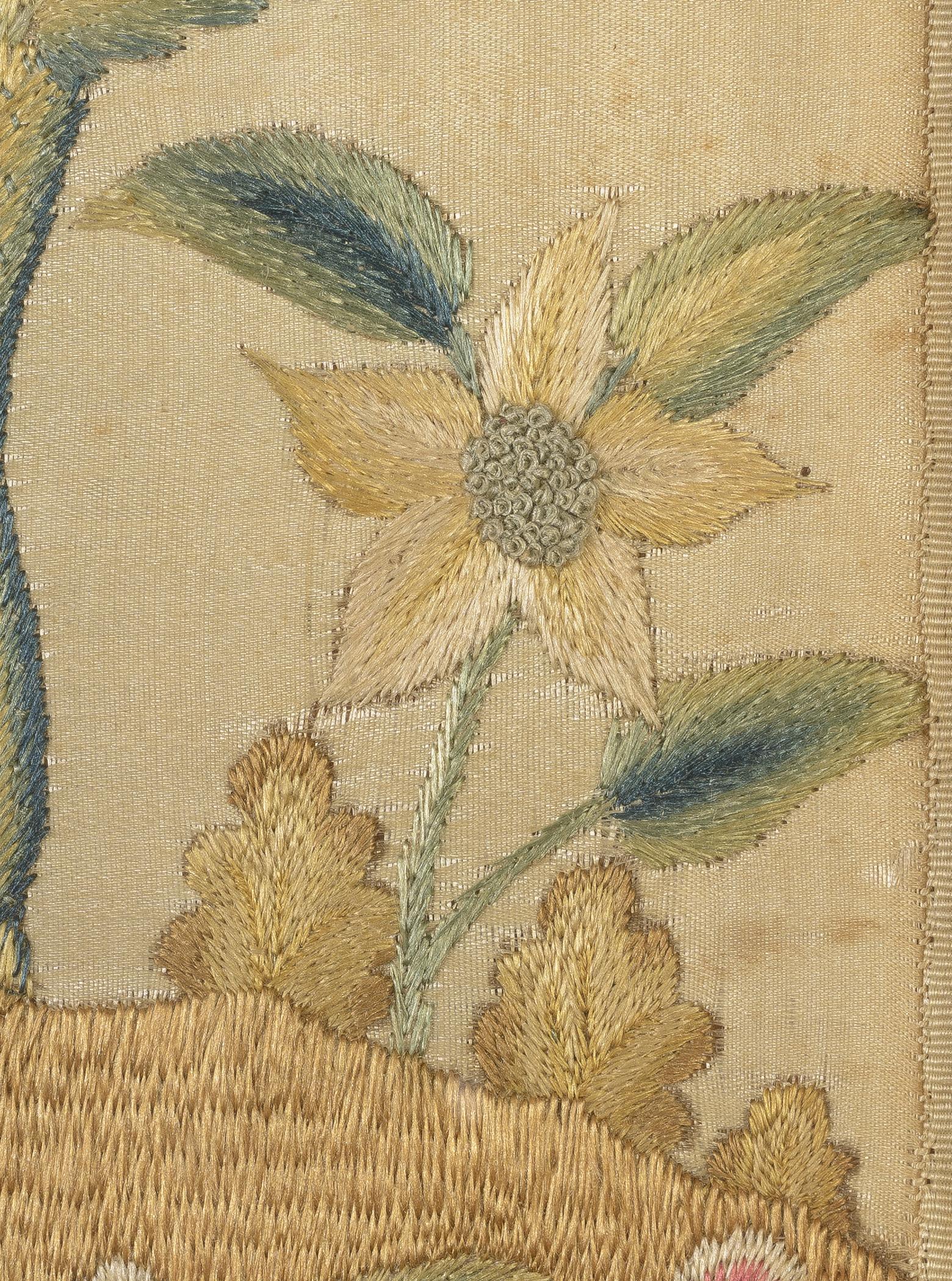 1953.0152.007 A Needlework picture, detail 1