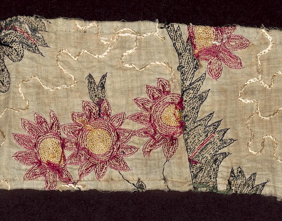 1969.1245 B Textile Fragment, Verso Detail 2