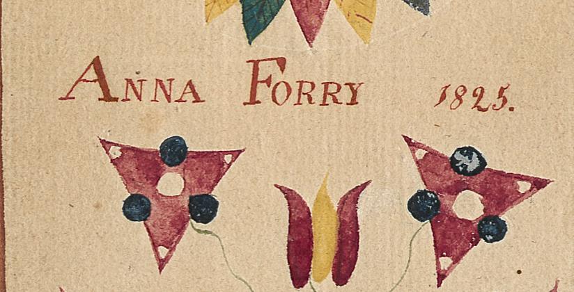2013.0031.036 Fraktur, detail 1