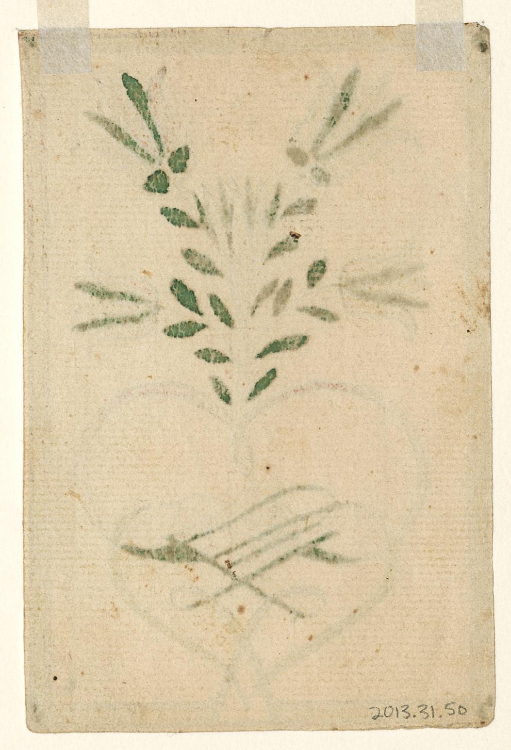 2013.0031.050 Fraktur, view 2, reverse