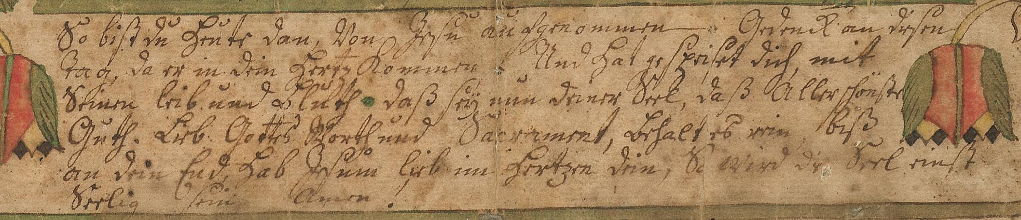 2013.0031.058 Fraktur, detail 2