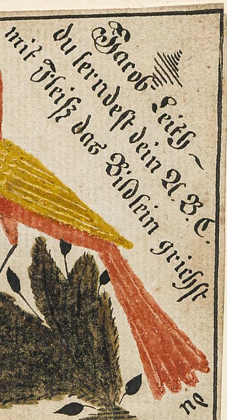 2013.0031.062 Fraktur, detail 1
