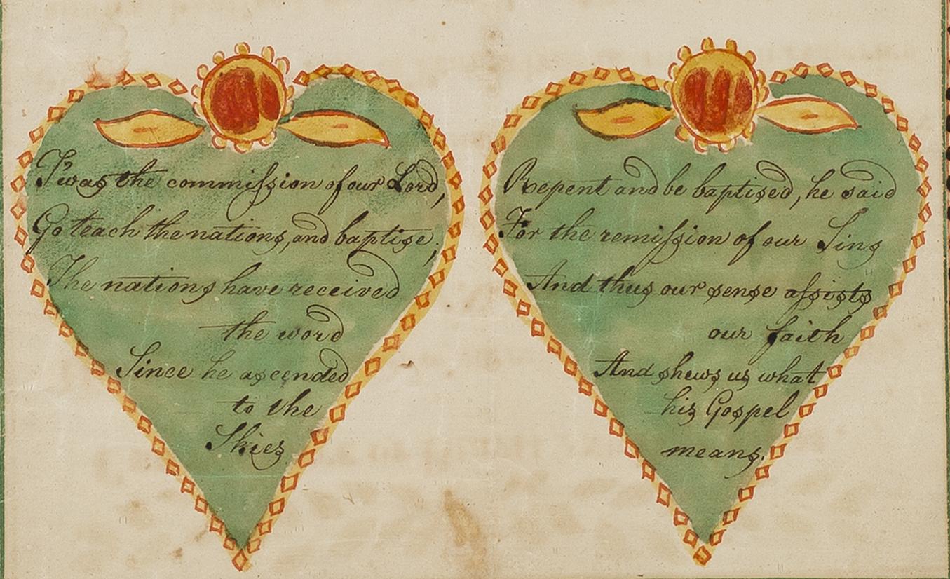 2013.0031.064 A Fraktur, detail 2