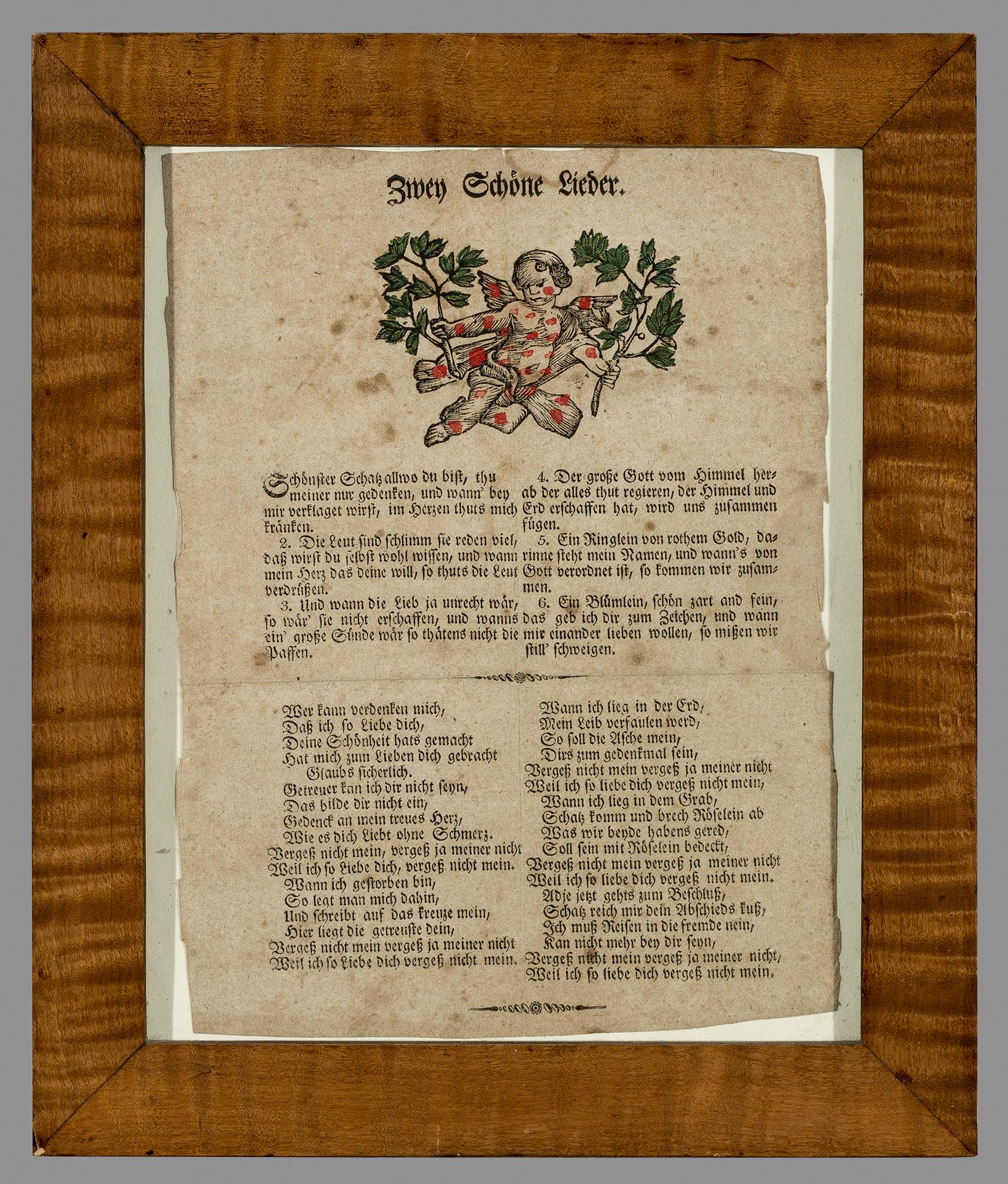 2013.0031.065 A Fraktur, B Frame, view 1