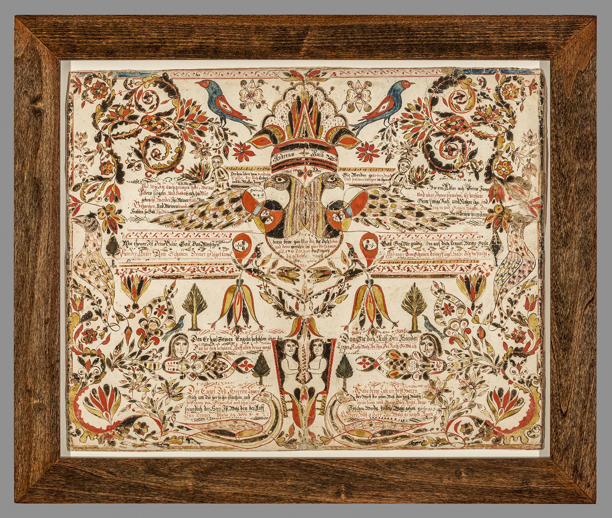 2013.0031.071 Fraktur, view 1