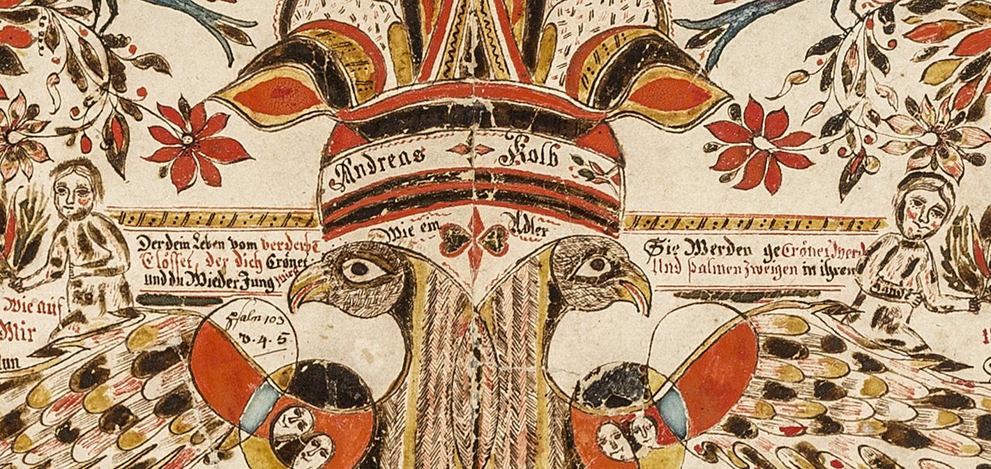 2013.0031.071 Fraktur, detail 1