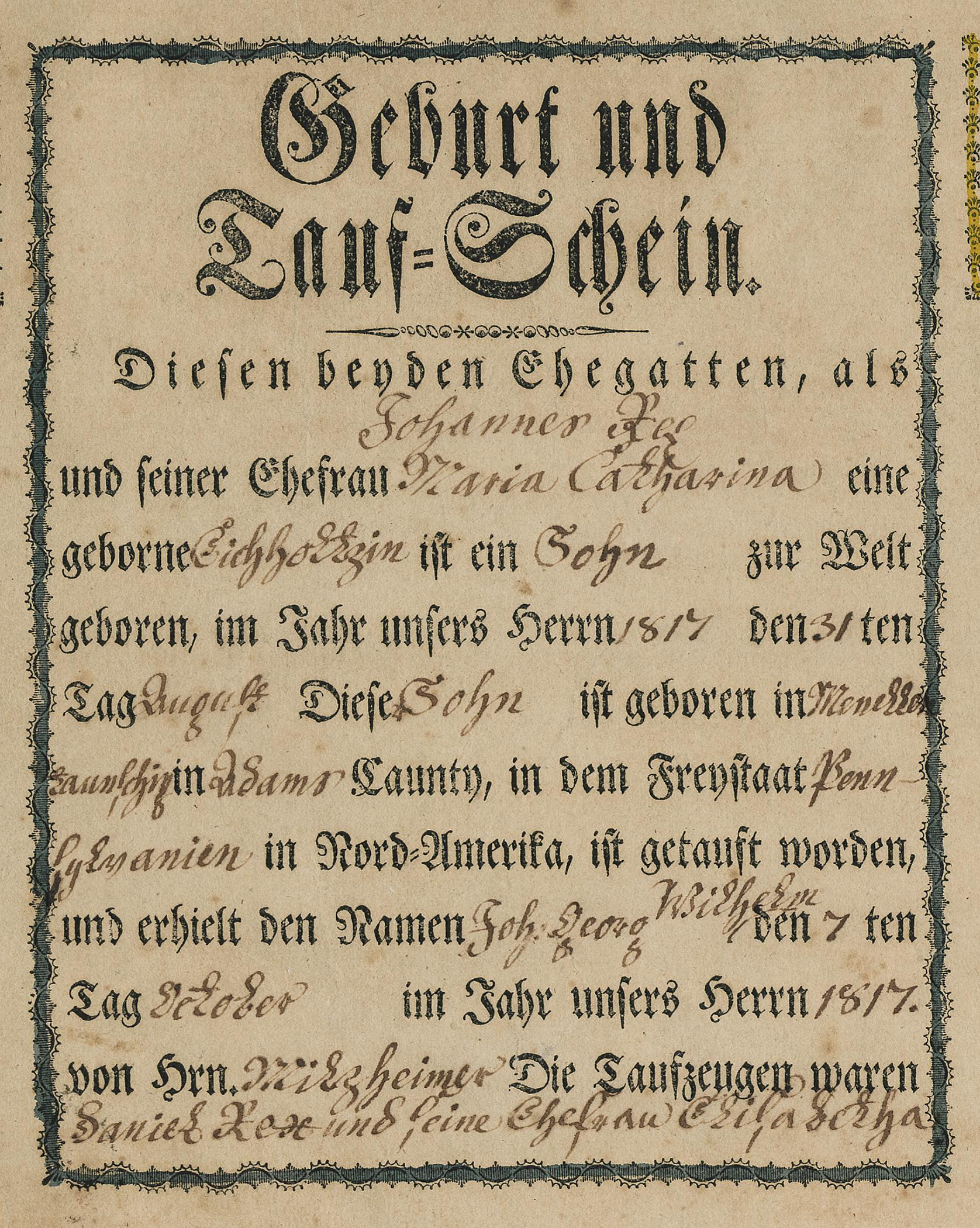 2013.0031.075 Fraktur, detail 1