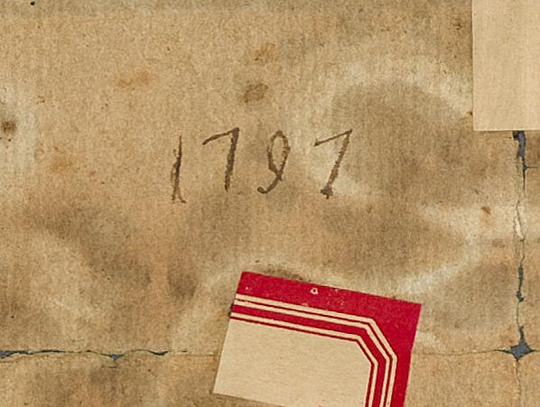 2013.0031.079 A Fraktur, reverse, detail 1