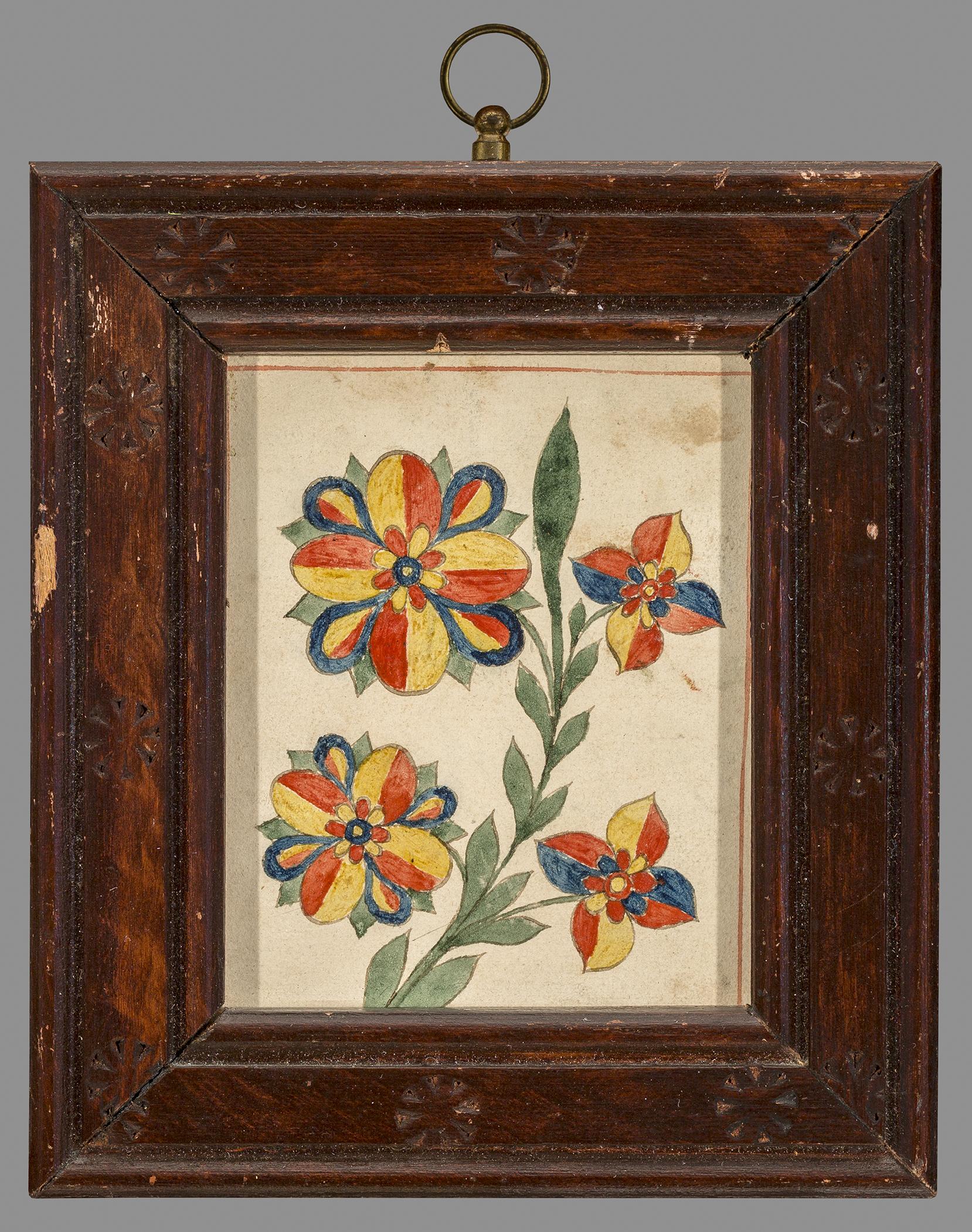 2013.0031.082 A Fraktur, B Frame, view 1