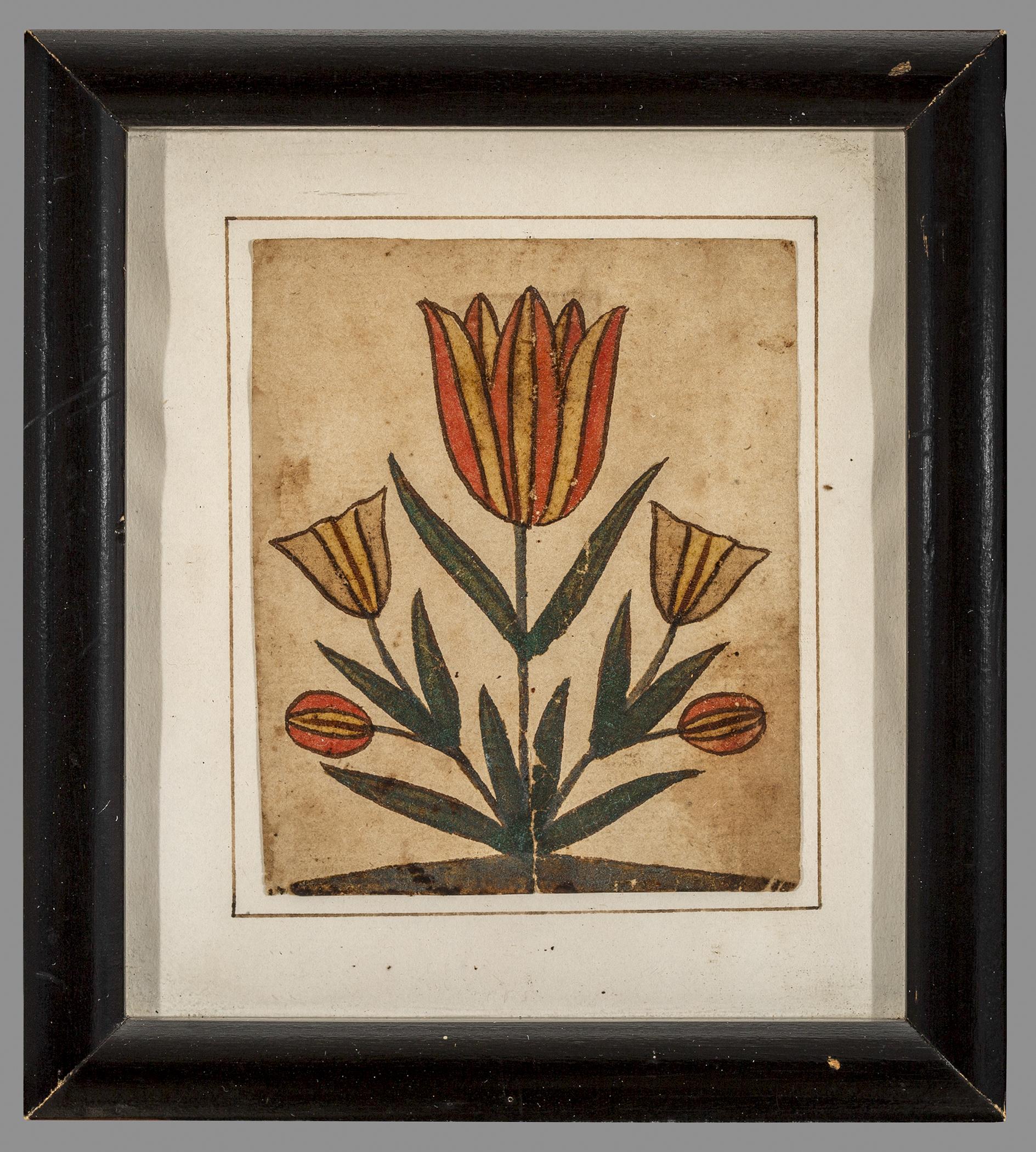 2013.0031.083 A Fraktur, B Frame, view 1