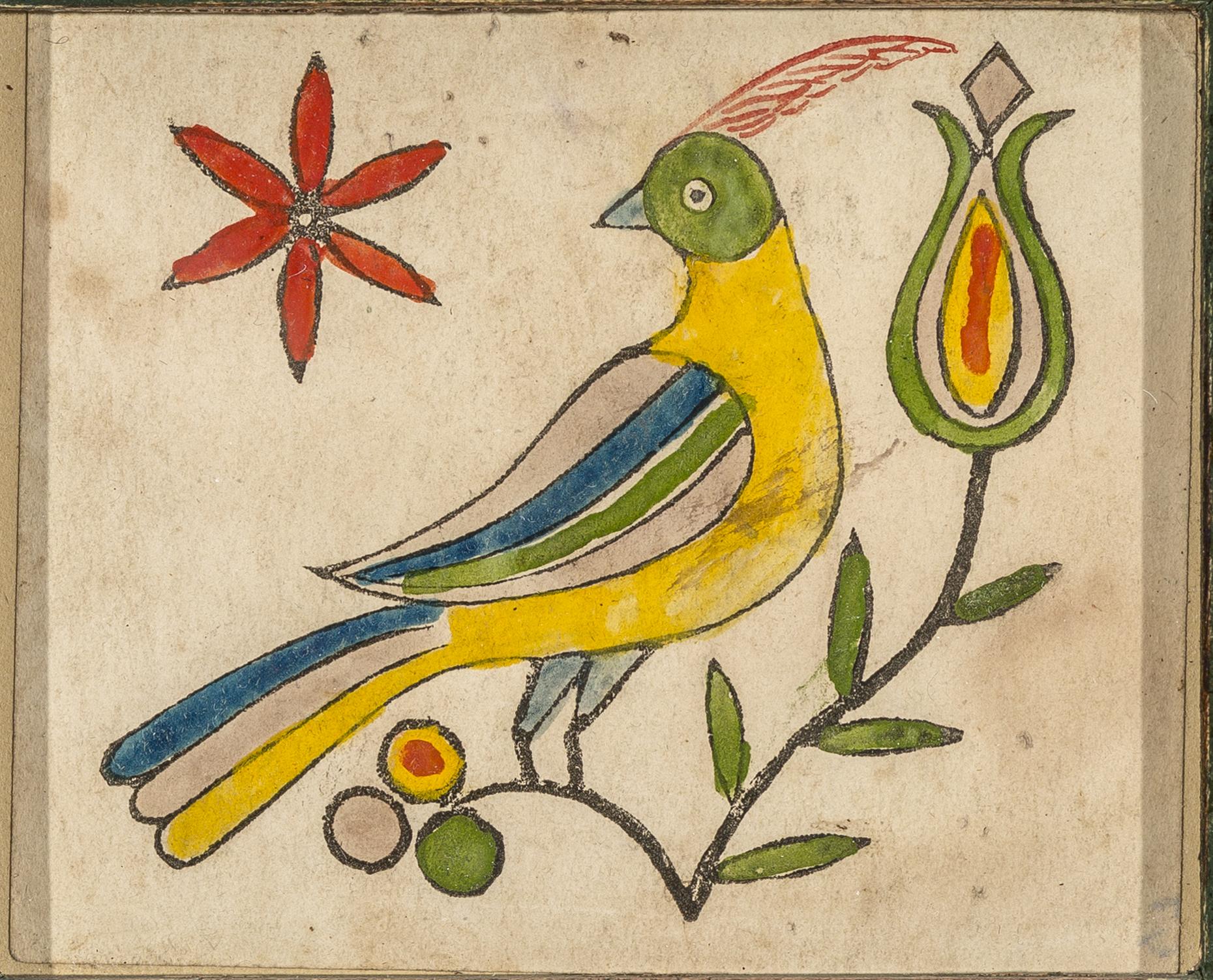 2013.0031.017 A Fraktur, view 1