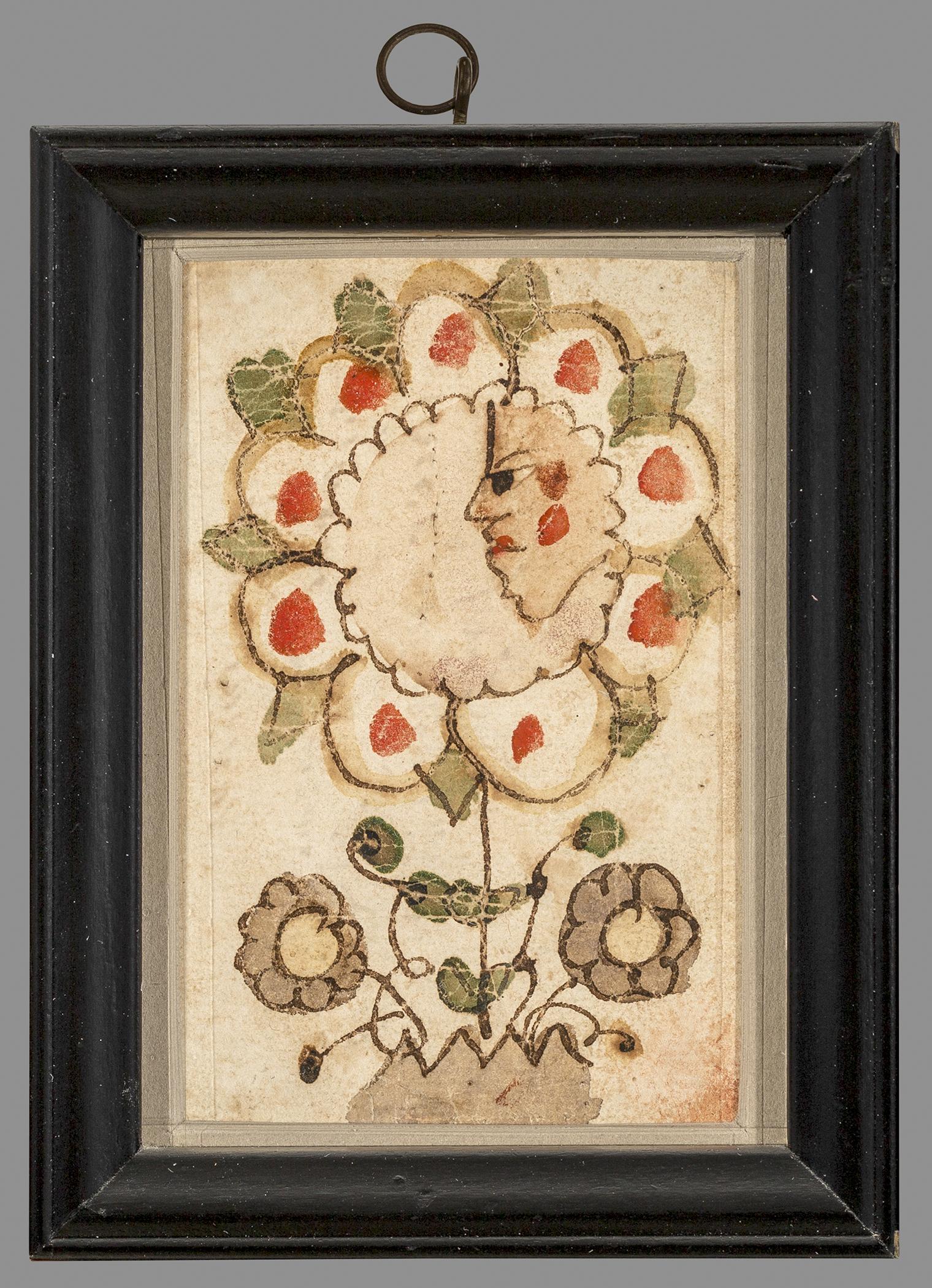 2013.0031.085 A Fraktur, B Frame, view 1