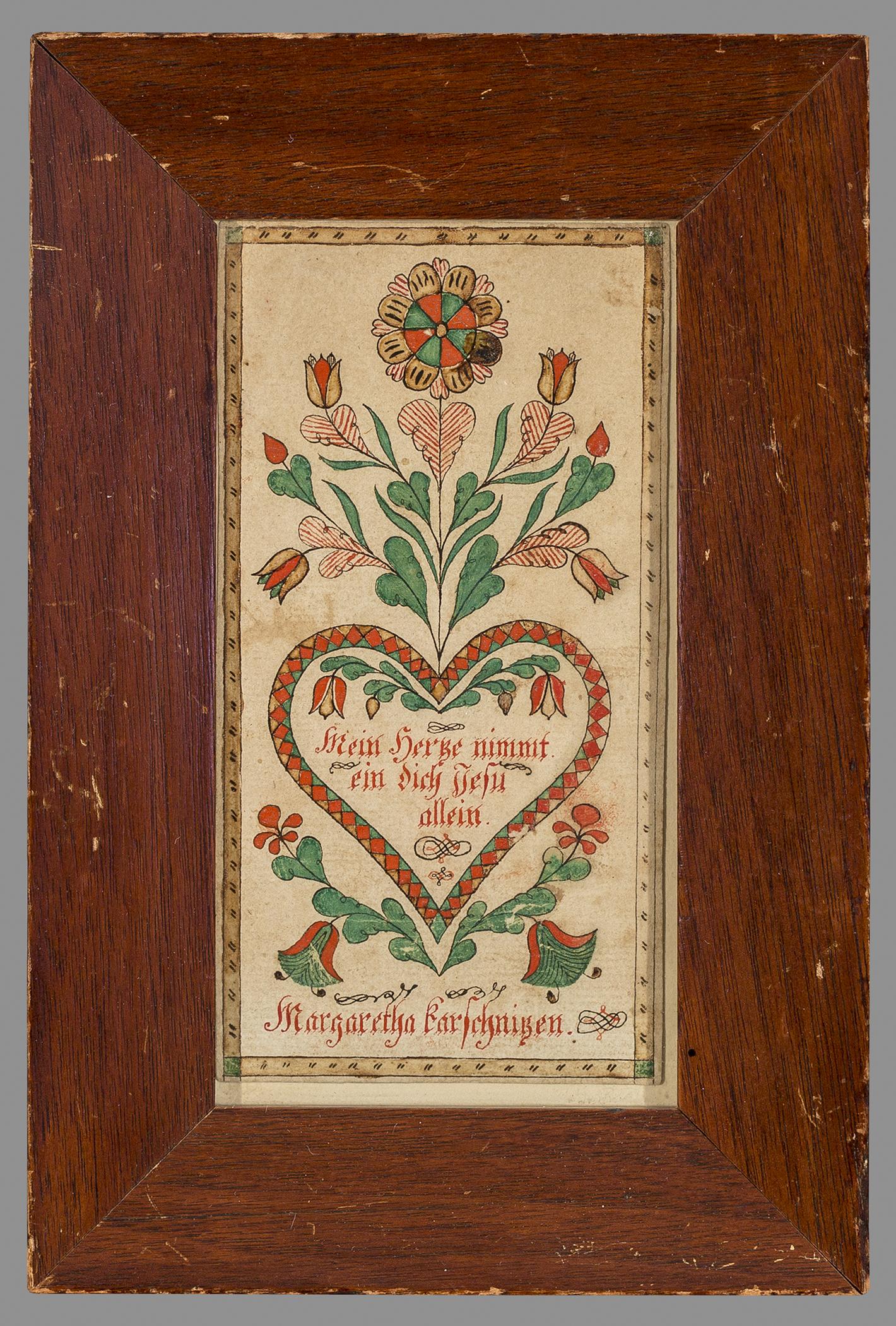 2013.0031.086 A Fraktur, B Frame, view 1