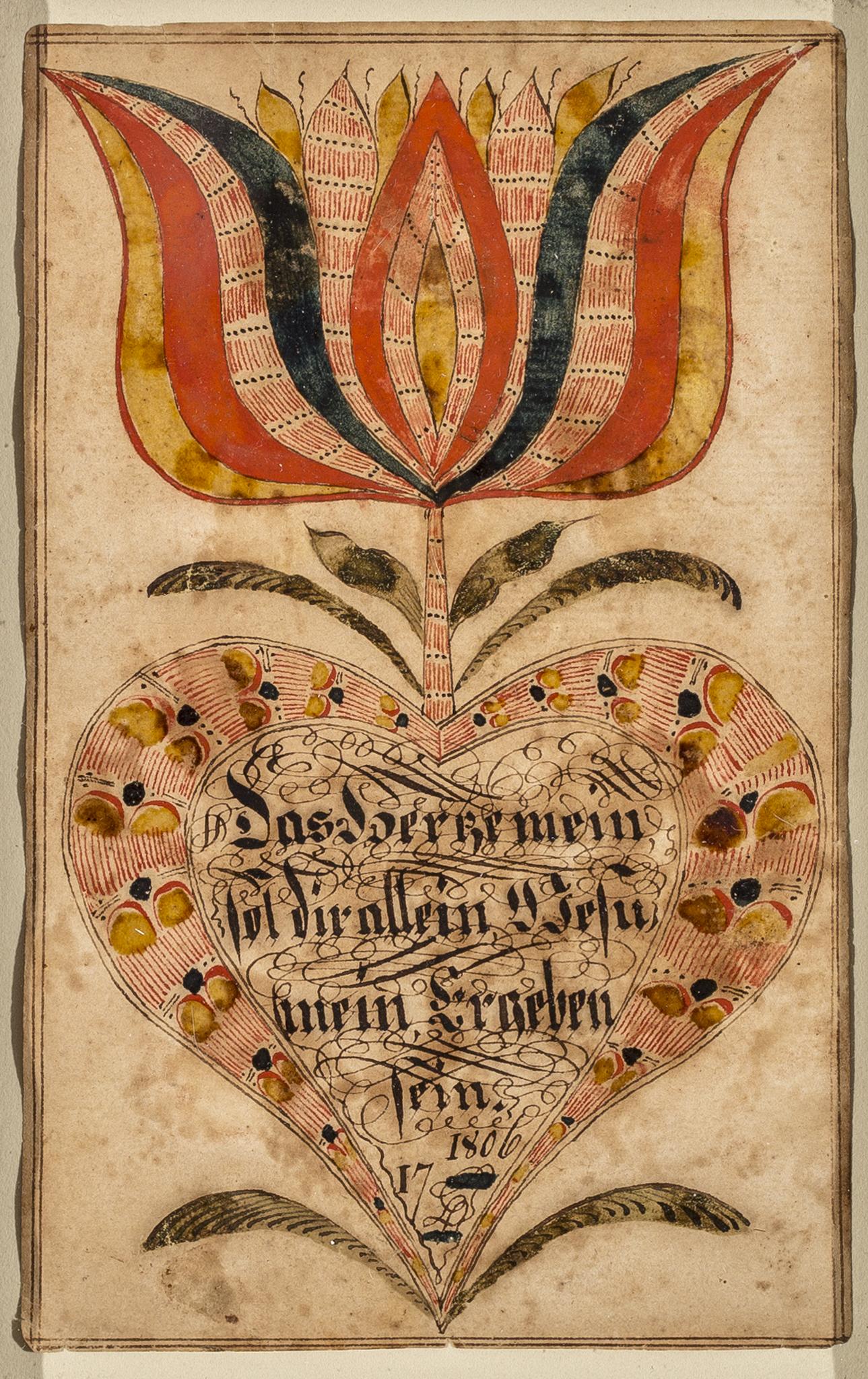 2013.0031.087 A Fraktur, view 1