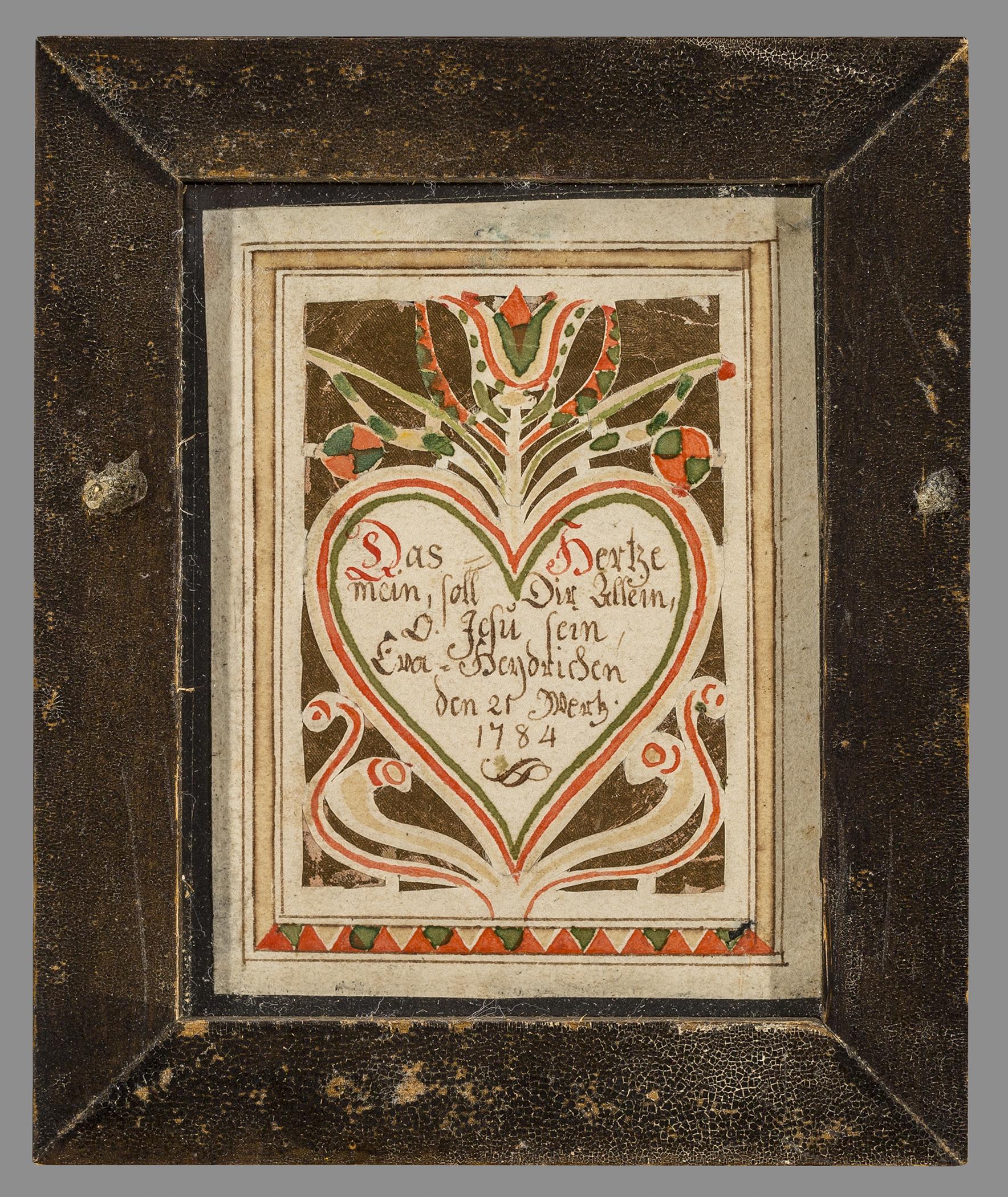 2013.0031.091 A Fraktur, B Frame, view 1