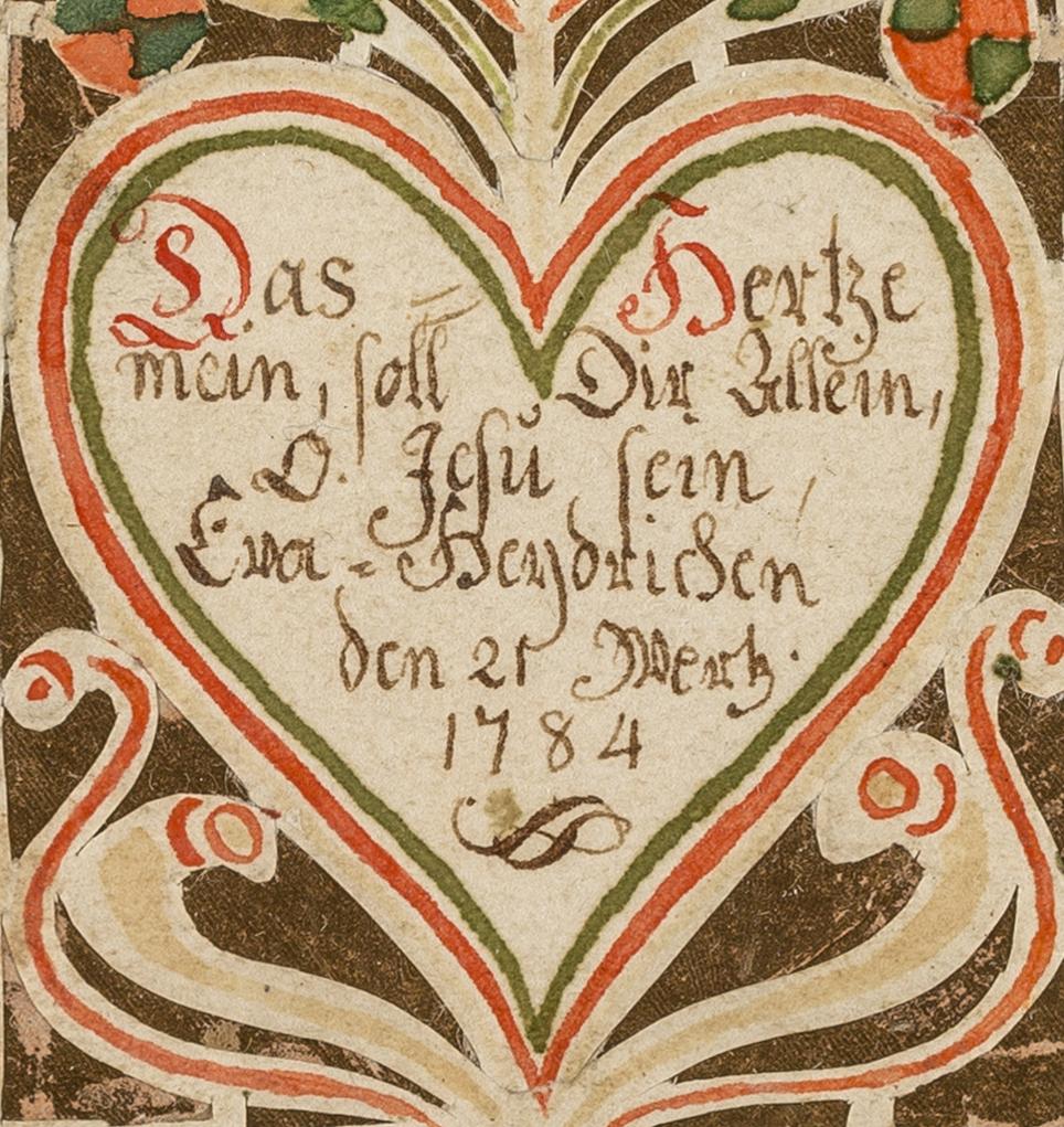 2013.0031.091 A Fraktur, detail 1