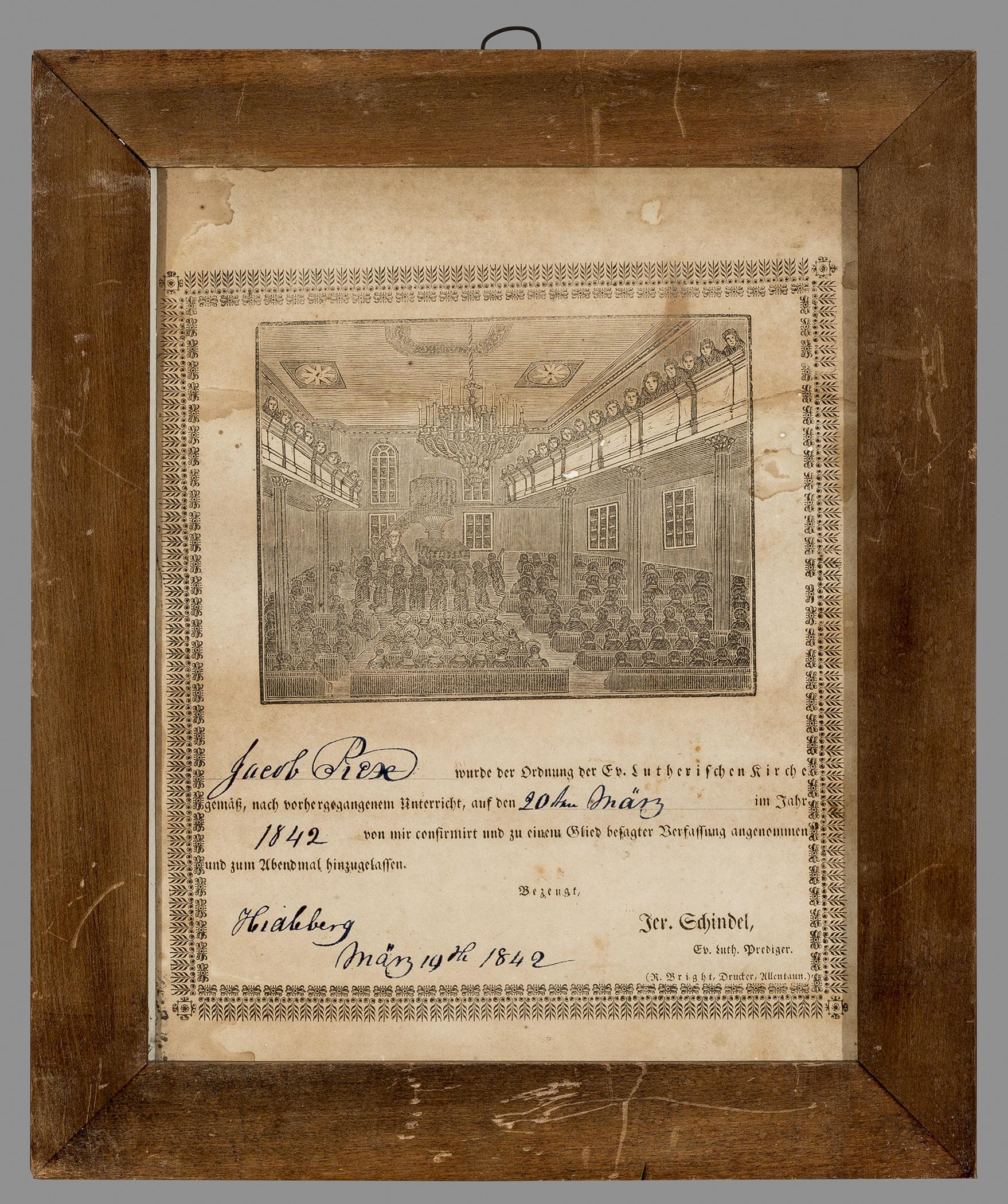2013.0031.098 A Fraktur, B Frame, view 1