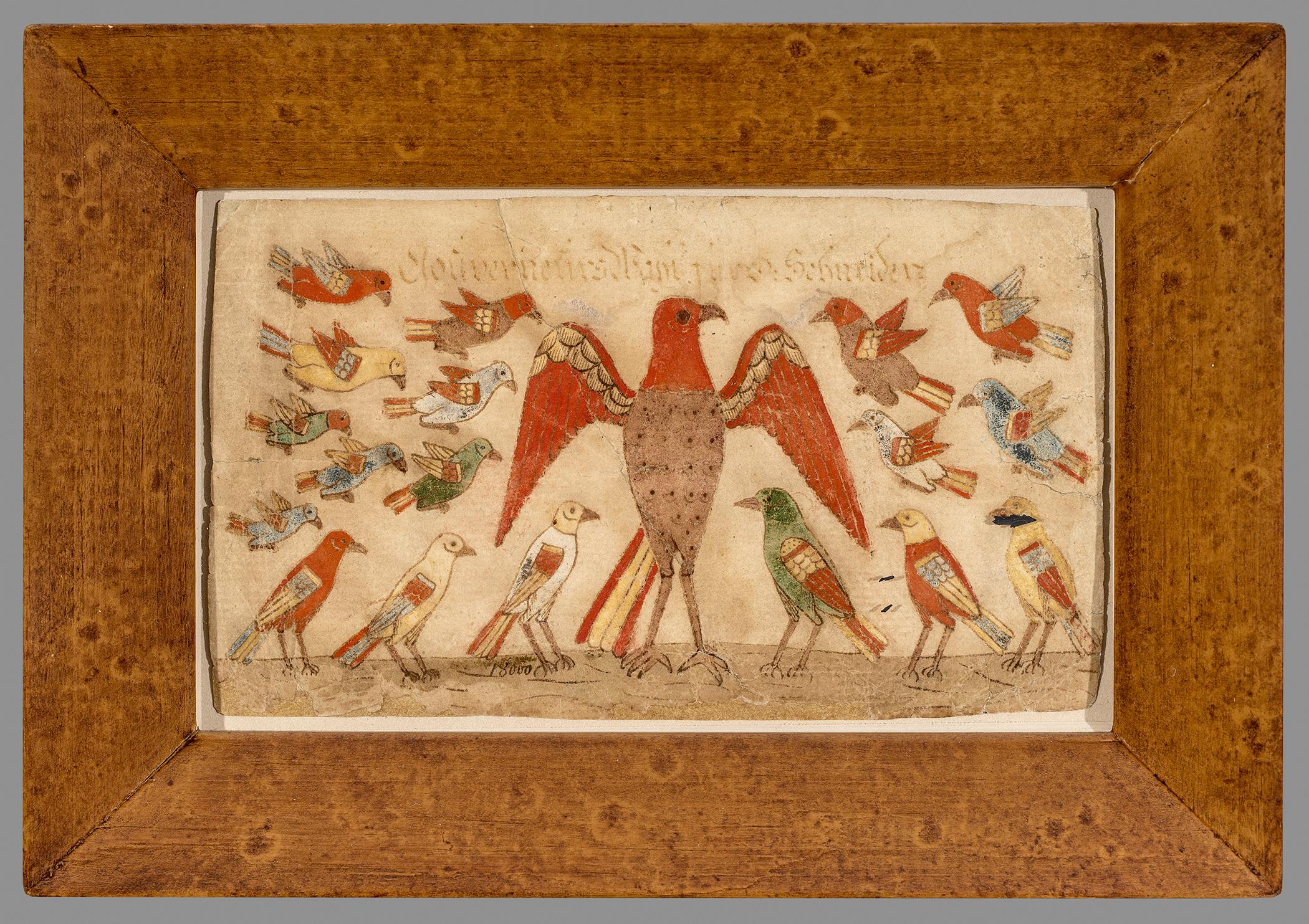 2013.0031.101 A Fraktur, B Frame, view 1
